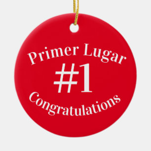 primer lugar ceramic tree decoration