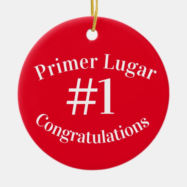 primer lugar ceramic tree decoration (Front)