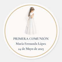Primera Comunión Niña Rezando