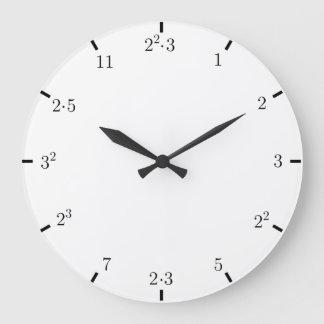 Primes Math Clock