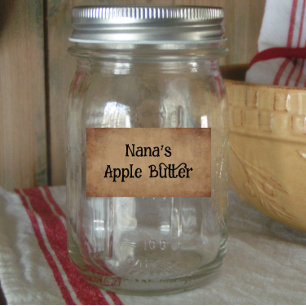 Primitive Apple Butter Product Label