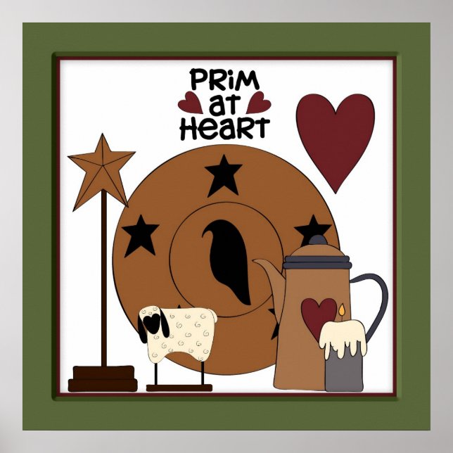 Primitive at Heart Country Sheep Decor (Front)