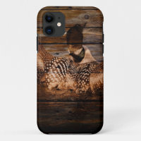 Primitive Barn wood Western Country waterfowl Loon