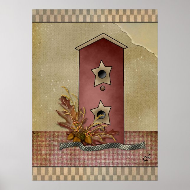 primitive Birdhouse poster (Front)