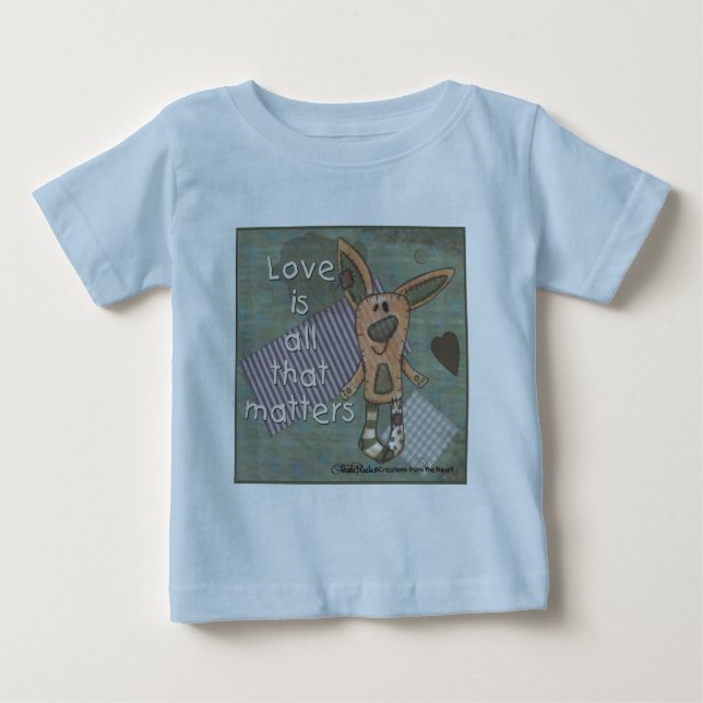 Primitive Bunny Baby T-Shirt (Front)