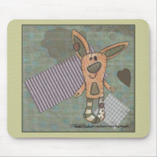 Primitive Bunny Mouse Mat