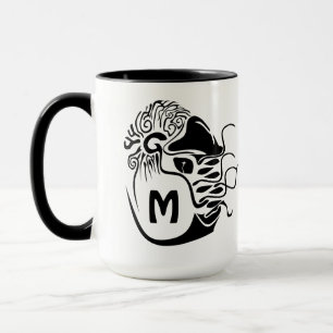 Primitive Chambered Nautilus Monogram Mug