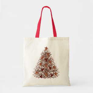 Primitive Christmas Tree Tote Bag