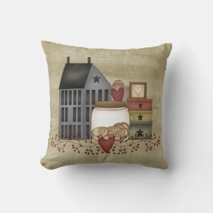 Primitive Country Whimsies Cushion