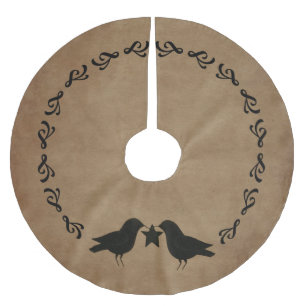primitive Crows Circle Tree Skirt