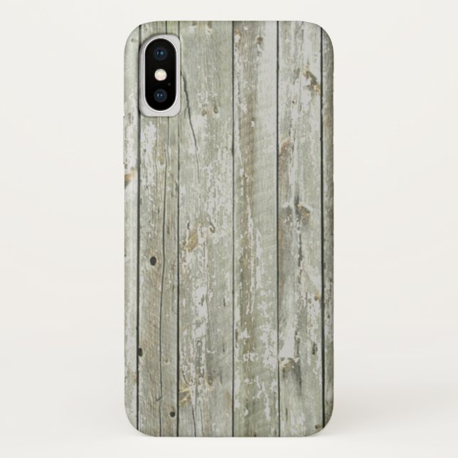 primitive farmhouse western country barn wood Case-Mate iPhone case (Back)