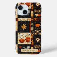 Primitive Folk Art Quilt Pattern | Rustic Autumn