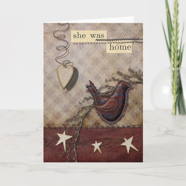 Primitive Greeting Card (Front)