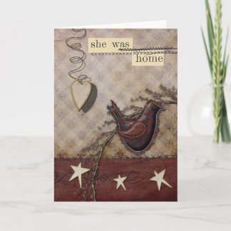 Primitive Greeting Card