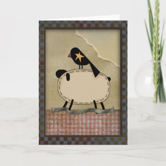 Primitive Greeting Card