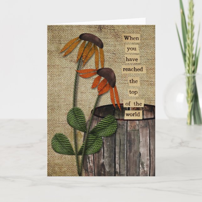 Primitive Greeting Card (Front)