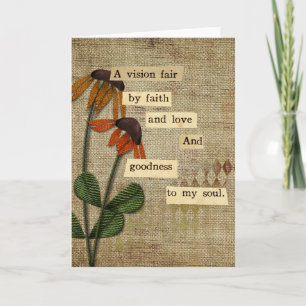 Primitive Greeting Card