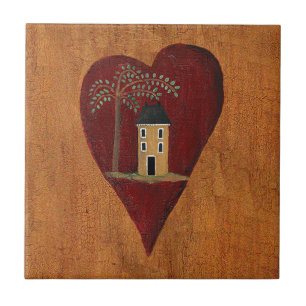Primitive Heart Tile