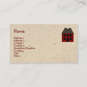 Primitive House Business Card