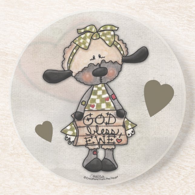 Primitive Lamb Coaster (Front)