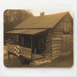 Primitive Log Cabin Mouse Mat
