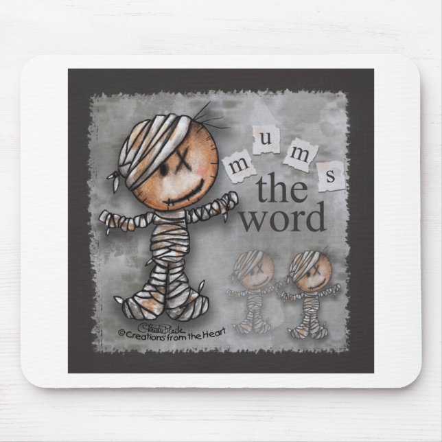 Primitive Mummy-Mums the Word Mouse Mat (Front)