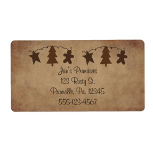 Primitive Ornaments Label