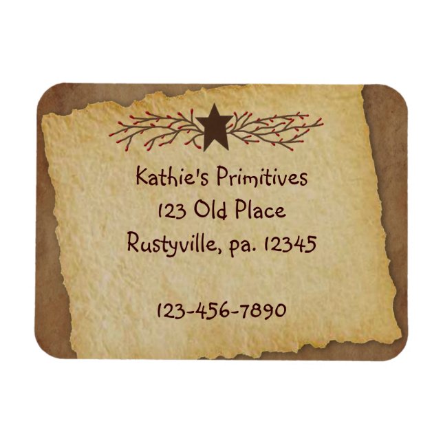 Primitive Paper Premium Magnet (Horizontal)
