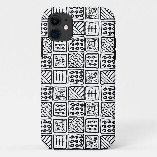Primitive Pattern  Case-Mate iPhone Case (Back)