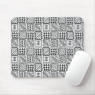 Primitive Pattern Mouse Mat