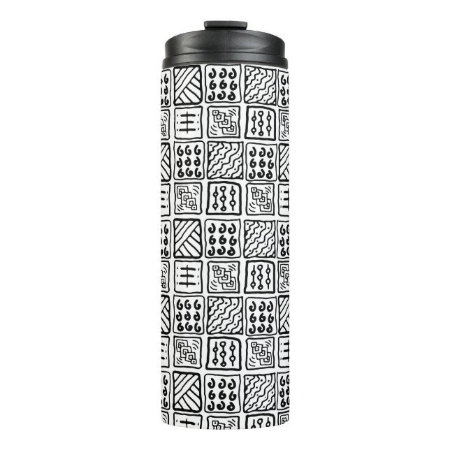 Primitive Pattern  Thermal Tumbler (Front)