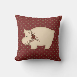 Primitive Pig Pillow