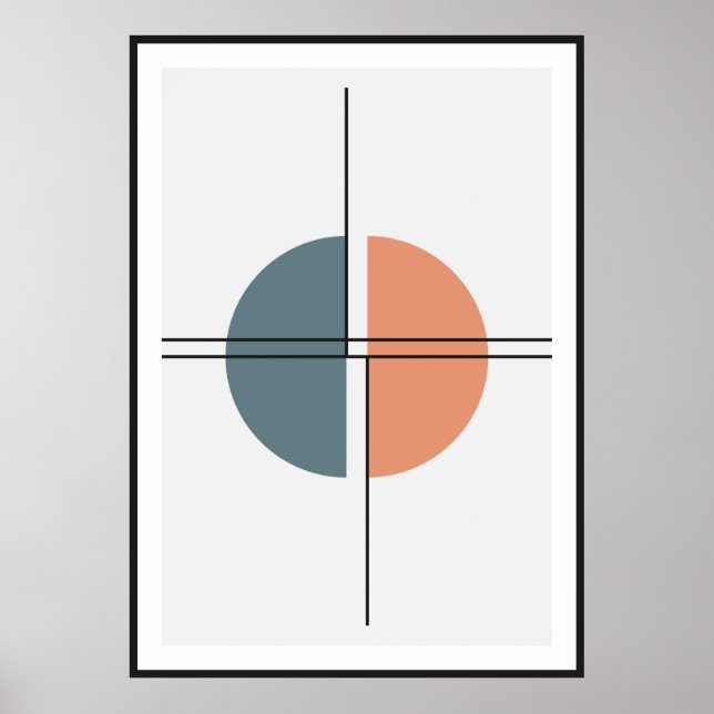 Primitive semicircles wall art (Front)