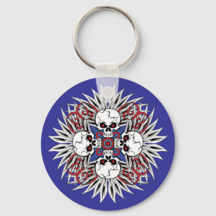 Primitive Skulls Key Ring