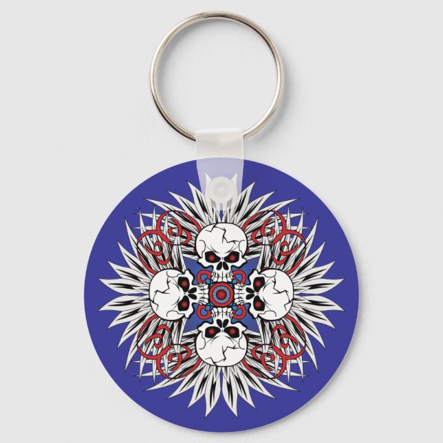 Primitive Skulls Key Ring (Front)