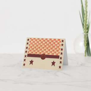 Primitive Stars Note Card