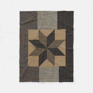 "Primitive Style" Fleece Blanket