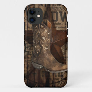 Primitive texas lone Star Western Country Cowboy iPhone 11 Case