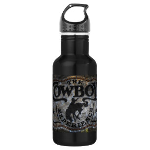 Primitive western country Horse cowboy rodeo 532 Ml Water Bottle