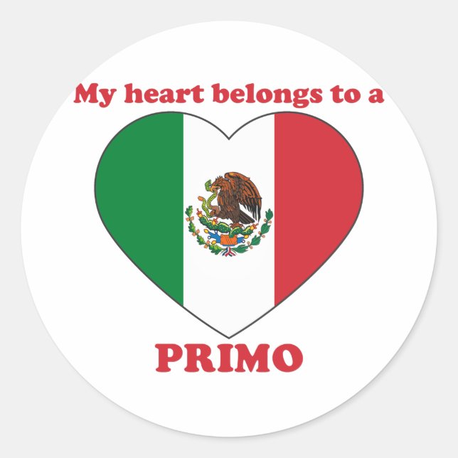 Primo Classic Round Sticker (Front)