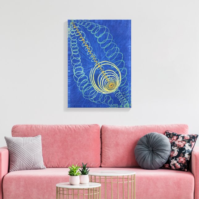 Primordial Chaos 16 | Hilma af Klint | Canvas Print (Insitu(LivingRoom))
