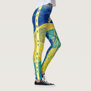 Primordial Chaos, 1906-1907 by Hilma af Klint Leggings