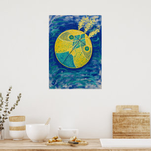 Primordial Chaos, 1906-1907 by Hilma af Klint Poster