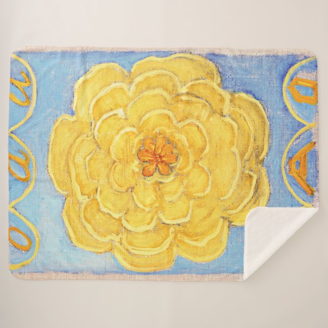 Primordial Chaos 24 | Hilma af Klint | Sherpa Blanket (Front (Horizontal))