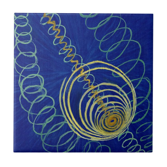 Primordial Chaos by Hilma af Klint Tile (Front)