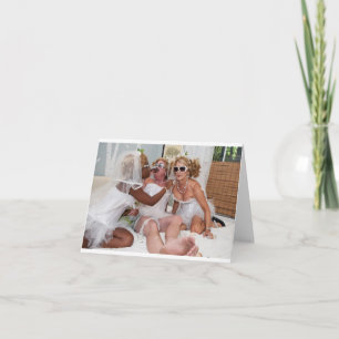 Primping for Muriels Wedding Card