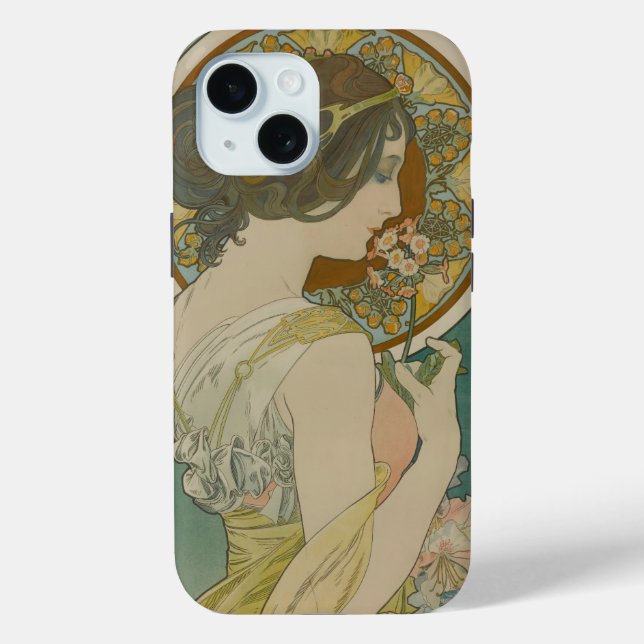 Primrose by Alphonse Mucha (1899) Case-Mate iPhone Case (Back)