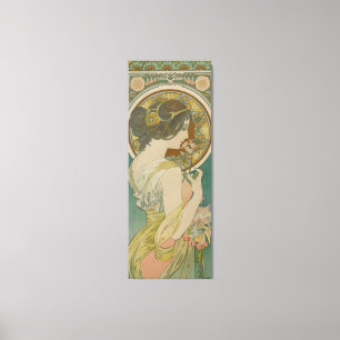 Primrose by Alphonse Mucha  Canvas Print