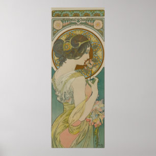 Primrose by Alphonse Mucha  Poster