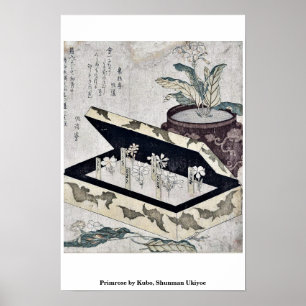 Primrose by Kubo, Shunman Ukiyoe Poster